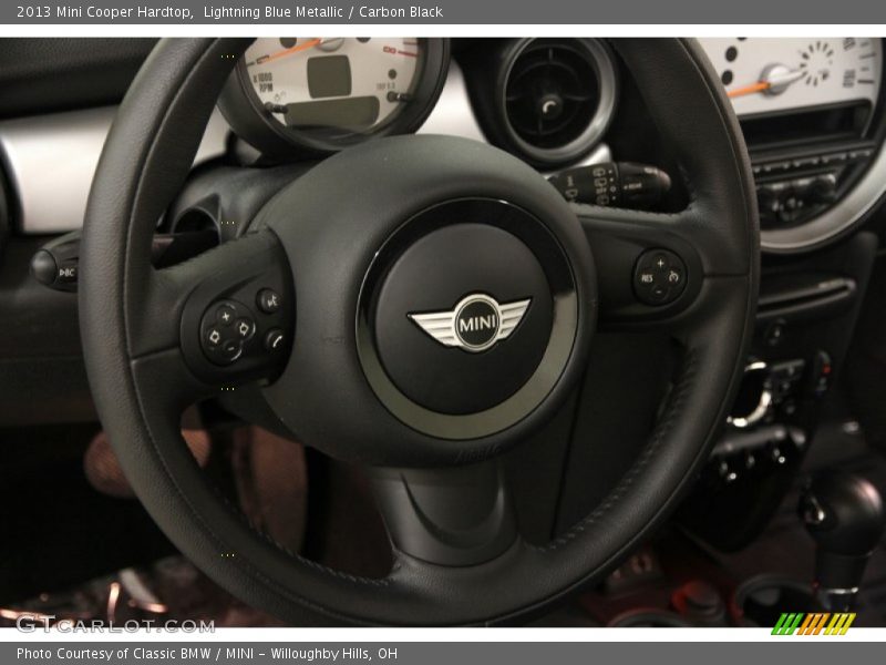 Lightning Blue Metallic / Carbon Black 2013 Mini Cooper Hardtop