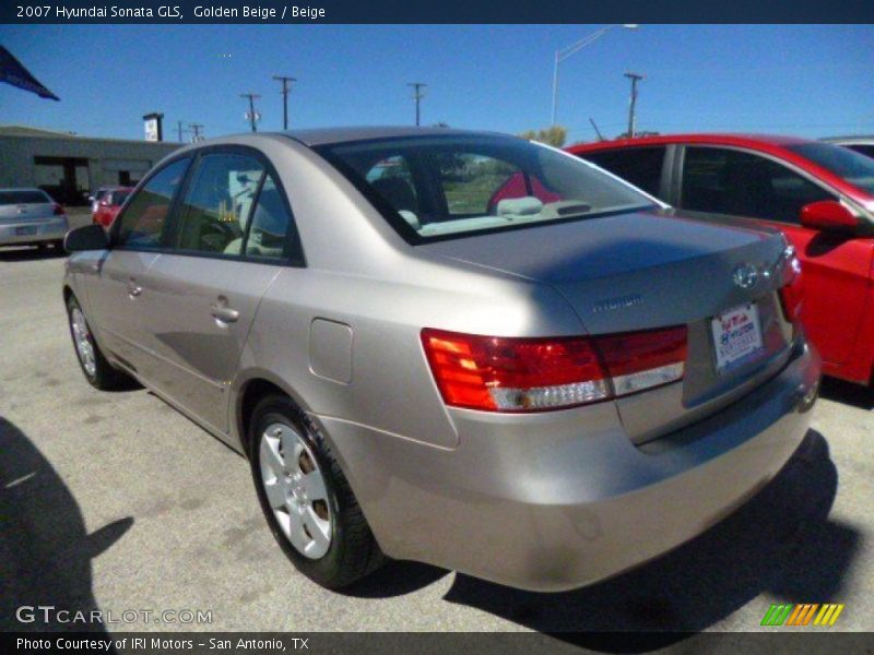 Golden Beige / Beige 2007 Hyundai Sonata GLS