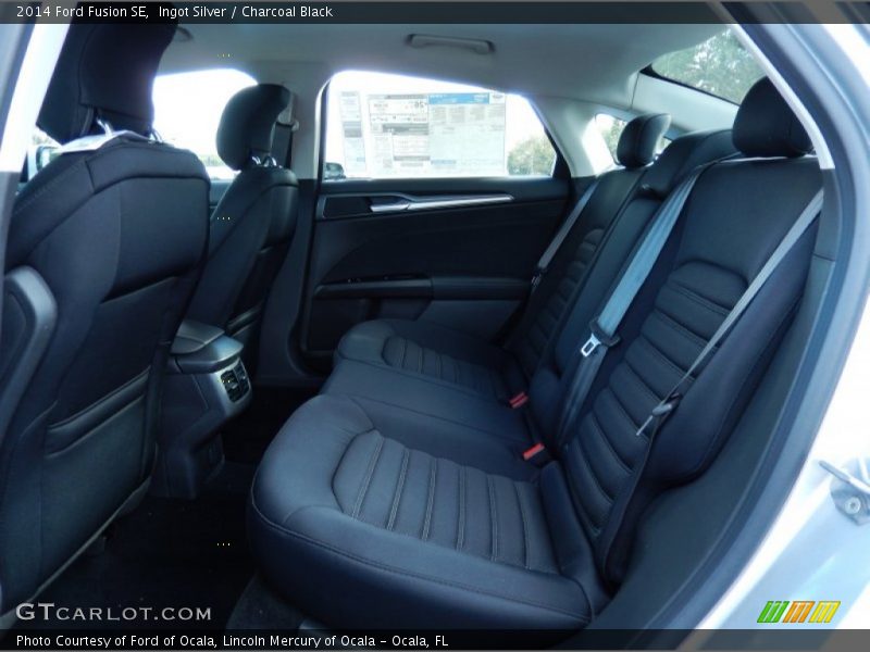 Ingot Silver / Charcoal Black 2014 Ford Fusion SE