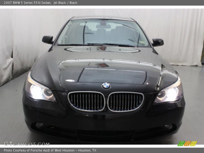 Jet Black / Black 2007 BMW 5 Series 550i Sedan