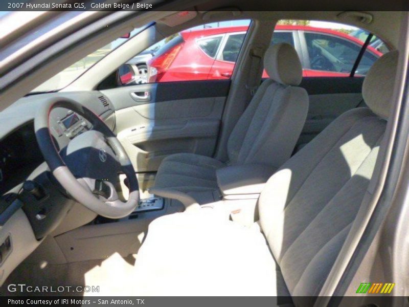Golden Beige / Beige 2007 Hyundai Sonata GLS
