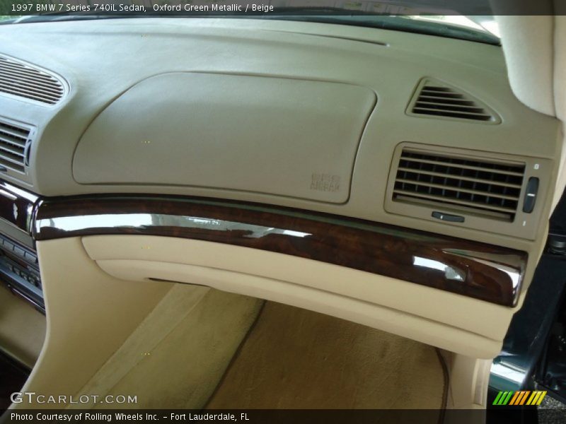 Oxford Green Metallic / Beige 1997 BMW 7 Series 740iL Sedan