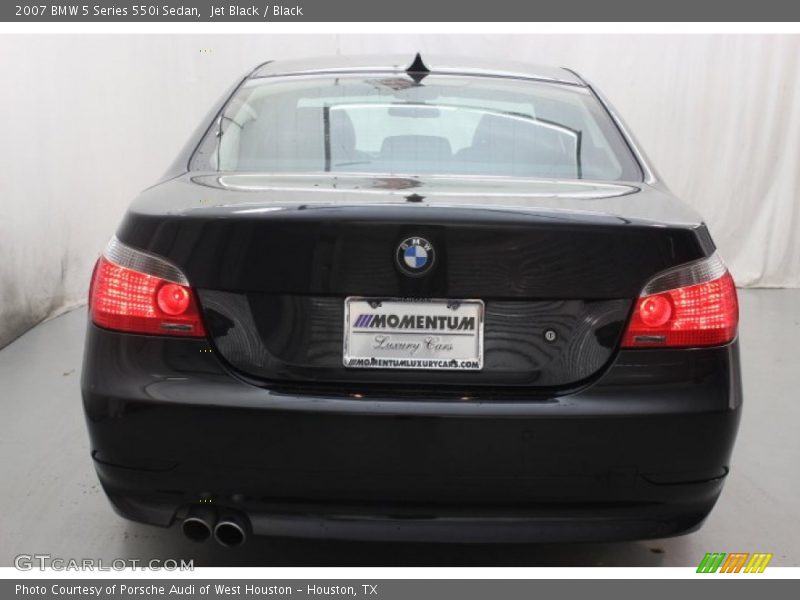 Jet Black / Black 2007 BMW 5 Series 550i Sedan