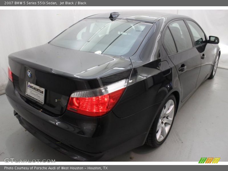 Jet Black / Black 2007 BMW 5 Series 550i Sedan