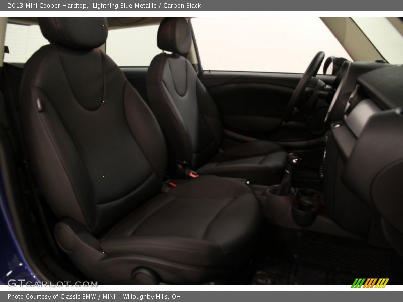 Lightning Blue Metallic / Carbon Black 2013 Mini Cooper Hardtop