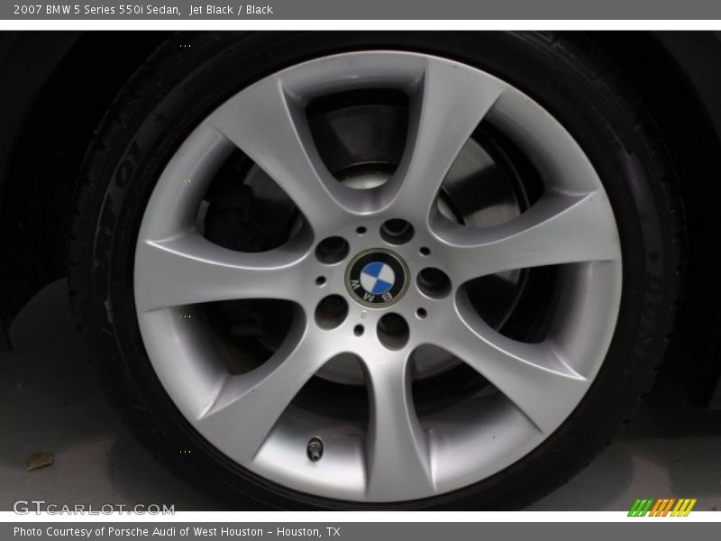 Jet Black / Black 2007 BMW 5 Series 550i Sedan