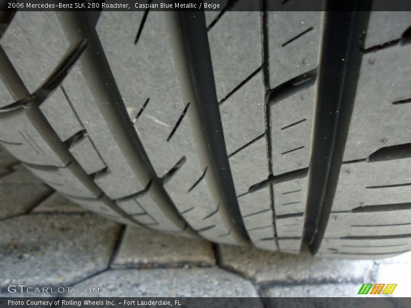 Caspian Blue Metallic / Beige 2006 Mercedes-Benz SLK 280 Roadster