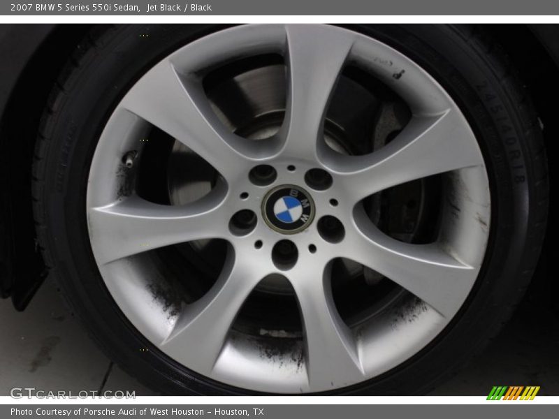 Jet Black / Black 2007 BMW 5 Series 550i Sedan