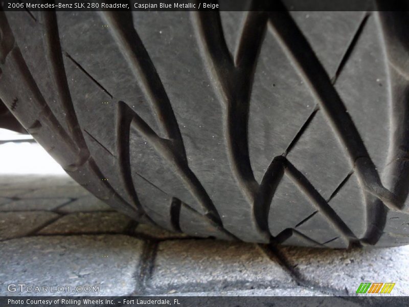 Caspian Blue Metallic / Beige 2006 Mercedes-Benz SLK 280 Roadster