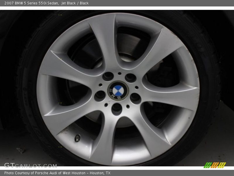 Jet Black / Black 2007 BMW 5 Series 550i Sedan