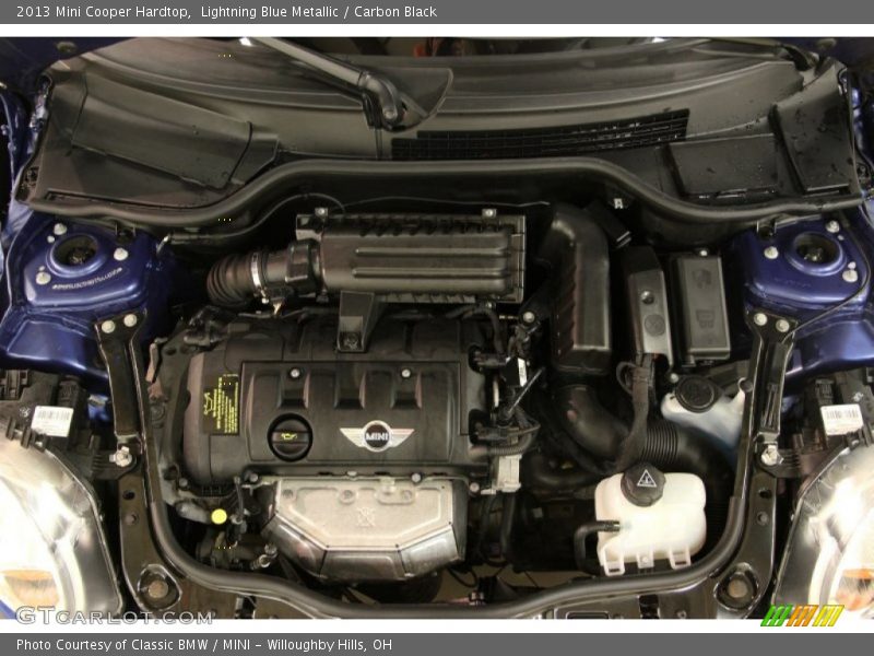 Lightning Blue Metallic / Carbon Black 2013 Mini Cooper Hardtop