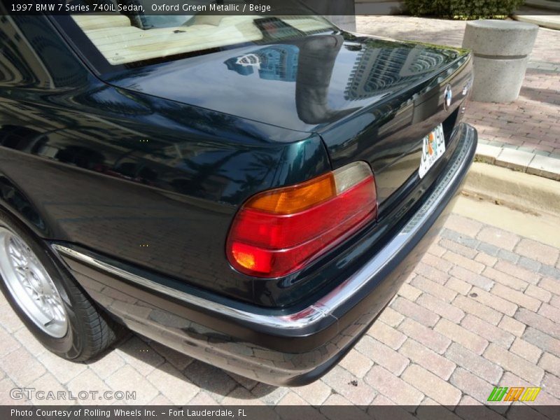 Oxford Green Metallic / Beige 1997 BMW 7 Series 740iL Sedan