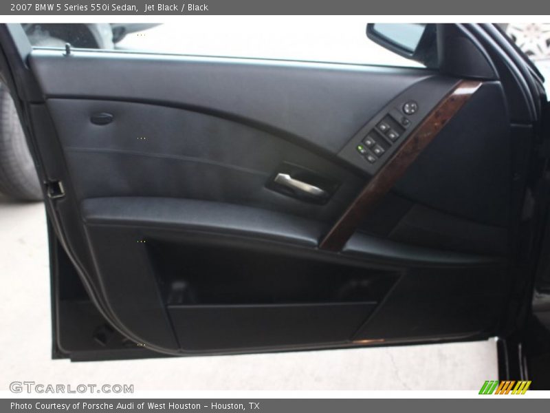 Jet Black / Black 2007 BMW 5 Series 550i Sedan