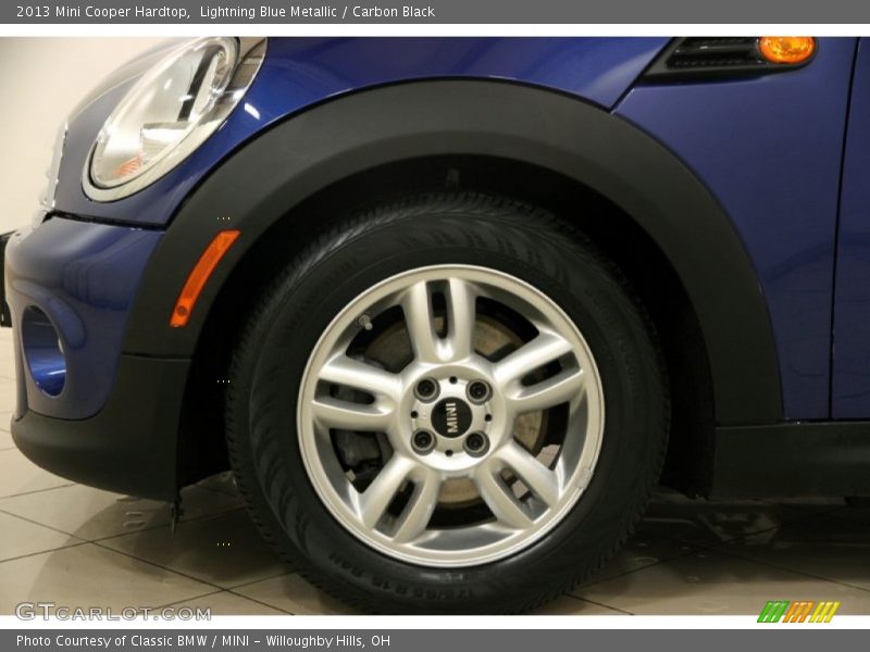 Lightning Blue Metallic / Carbon Black 2013 Mini Cooper Hardtop