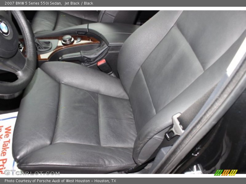 Jet Black / Black 2007 BMW 5 Series 550i Sedan