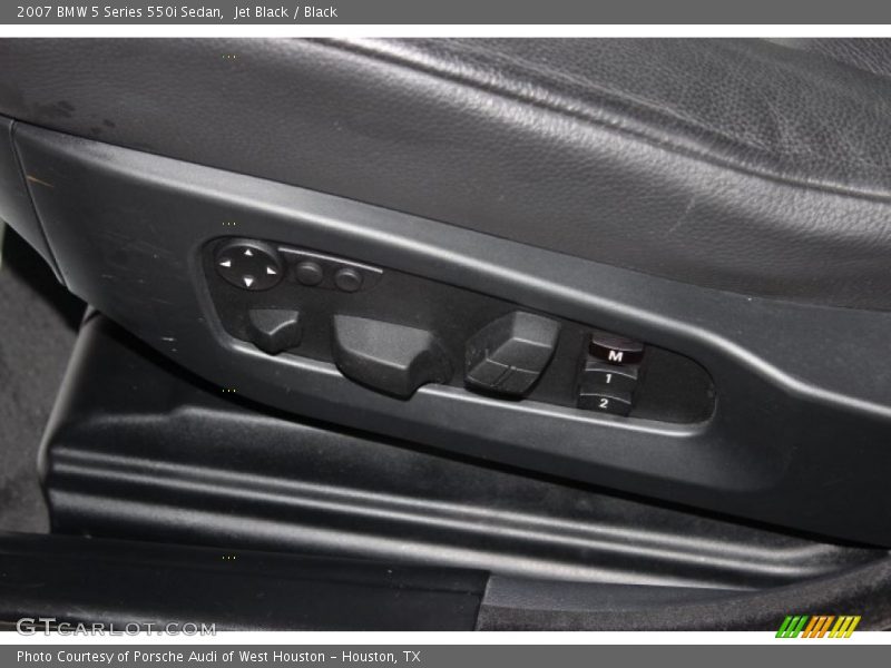 Jet Black / Black 2007 BMW 5 Series 550i Sedan