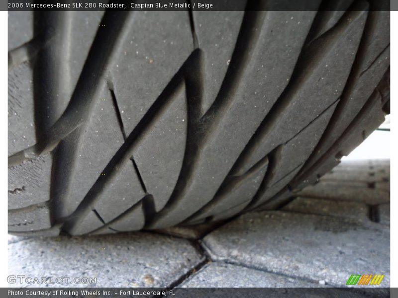 Caspian Blue Metallic / Beige 2006 Mercedes-Benz SLK 280 Roadster