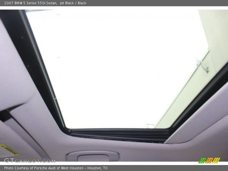 Jet Black / Black 2007 BMW 5 Series 550i Sedan