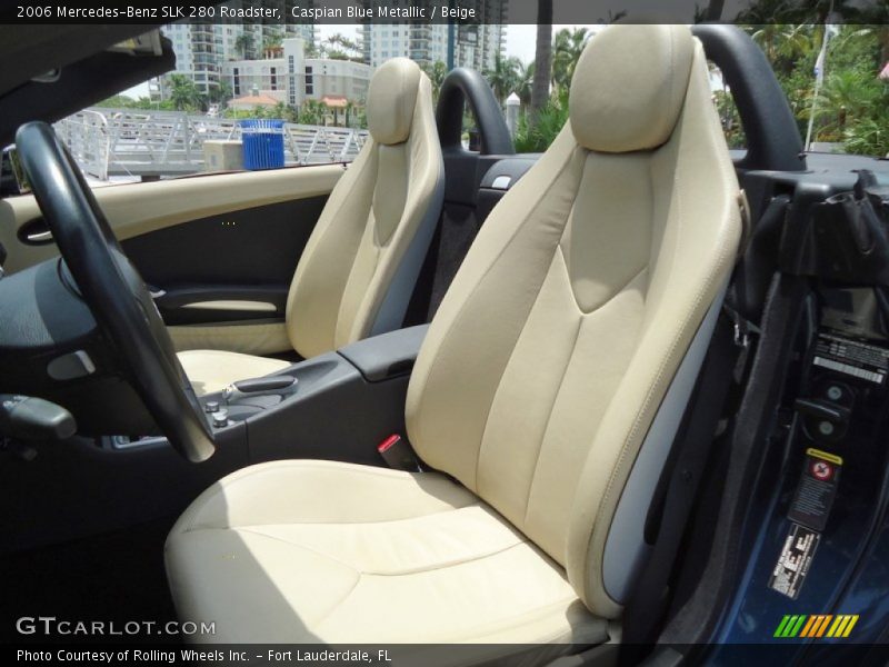 Caspian Blue Metallic / Beige 2006 Mercedes-Benz SLK 280 Roadster