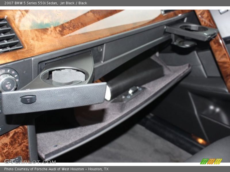 Jet Black / Black 2007 BMW 5 Series 550i Sedan
