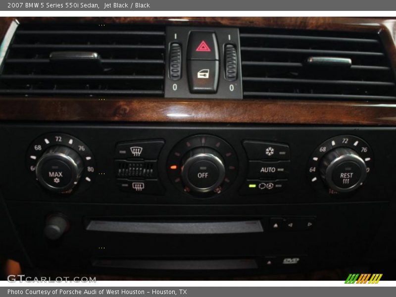 Jet Black / Black 2007 BMW 5 Series 550i Sedan