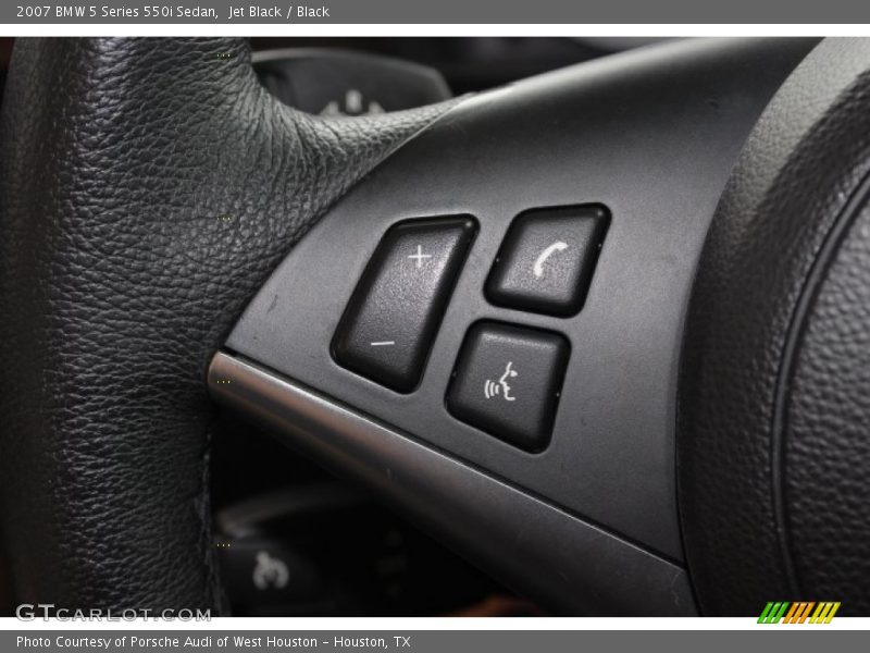 Jet Black / Black 2007 BMW 5 Series 550i Sedan