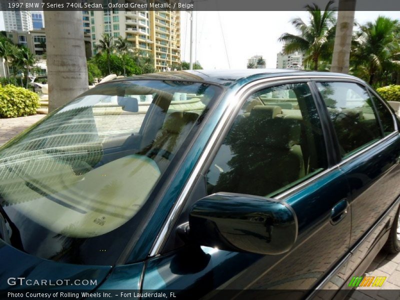 Oxford Green Metallic / Beige 1997 BMW 7 Series 740iL Sedan