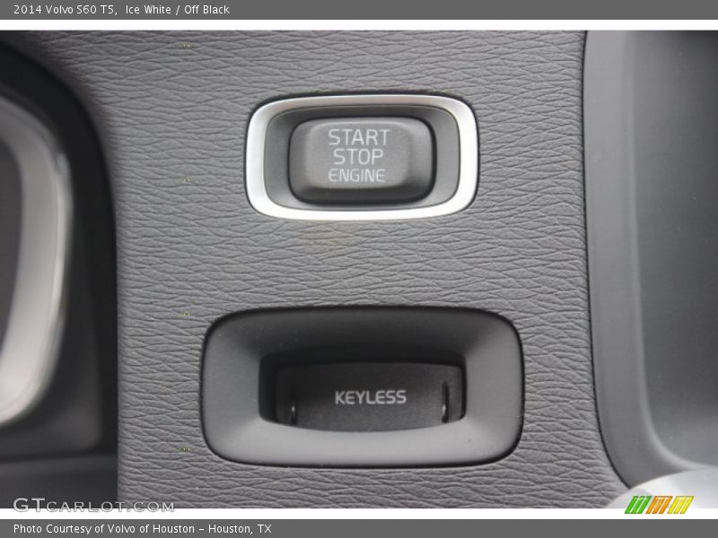 Ice White / Off Black 2014 Volvo S60 T5