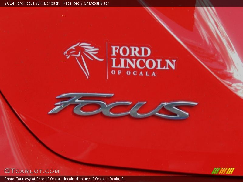 Race Red / Charcoal Black 2014 Ford Focus SE Hatchback