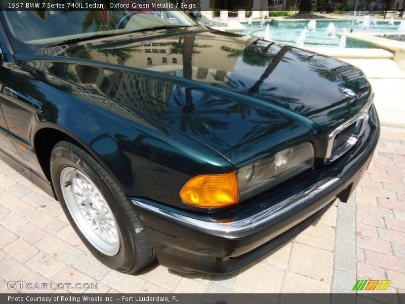 Oxford Green Metallic / Beige 1997 BMW 7 Series 740iL Sedan