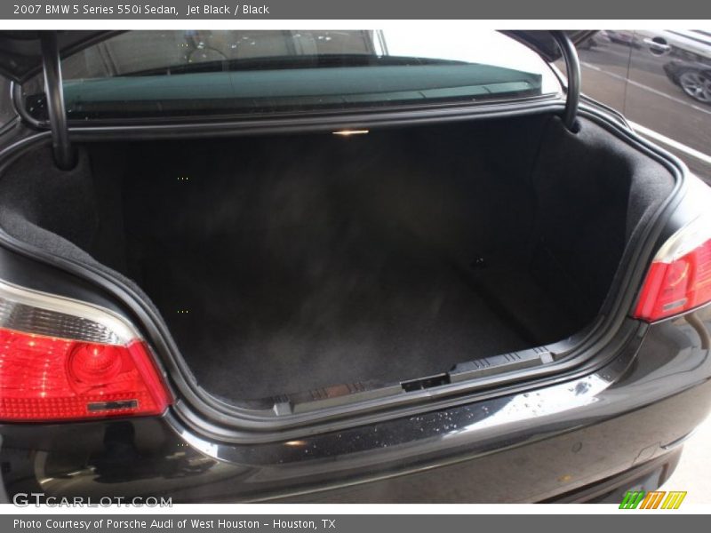 Jet Black / Black 2007 BMW 5 Series 550i Sedan