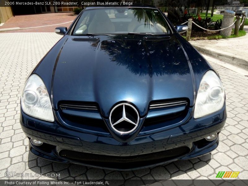 Caspian Blue Metallic / Beige 2006 Mercedes-Benz SLK 280 Roadster