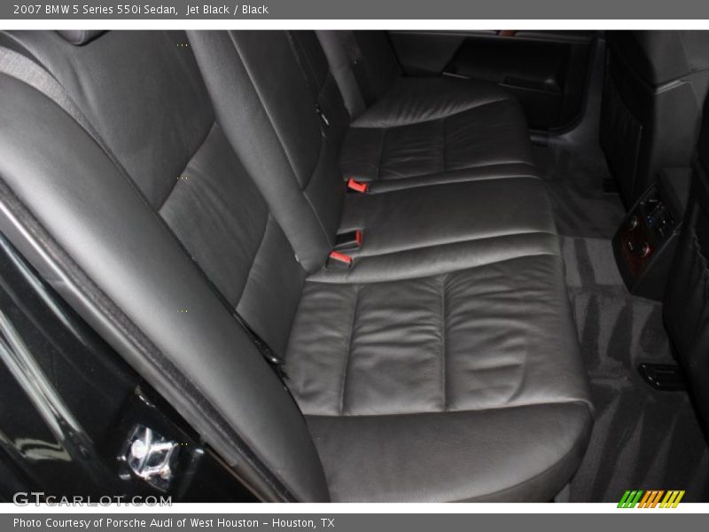 Jet Black / Black 2007 BMW 5 Series 550i Sedan