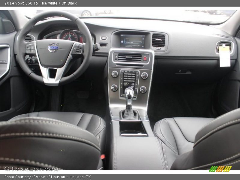 Ice White / Off Black 2014 Volvo S60 T5