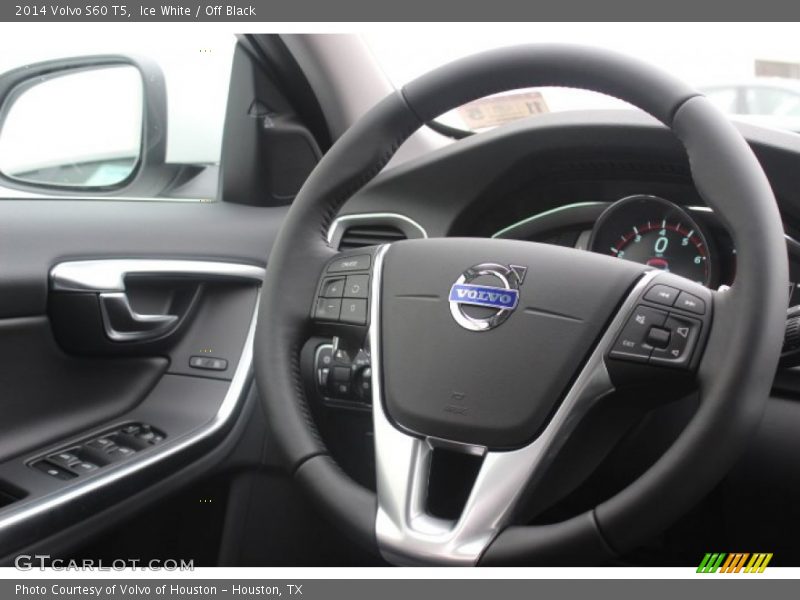 Ice White / Off Black 2014 Volvo S60 T5