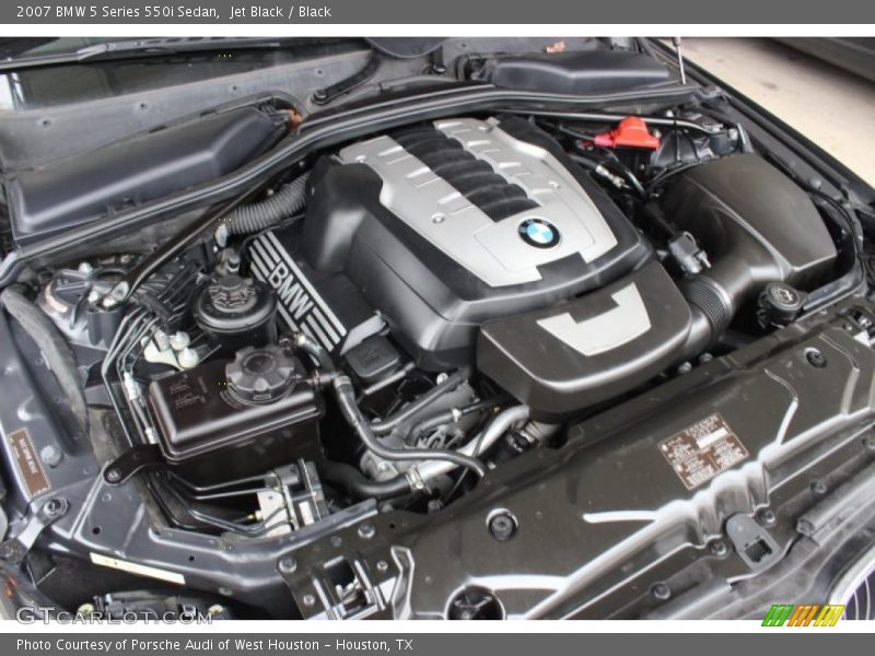 Jet Black / Black 2007 BMW 5 Series 550i Sedan