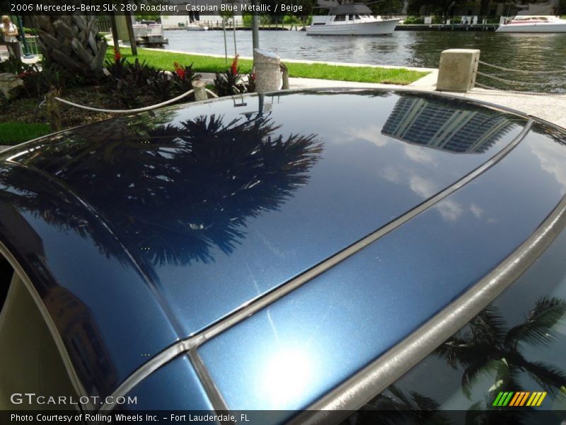 Caspian Blue Metallic / Beige 2006 Mercedes-Benz SLK 280 Roadster