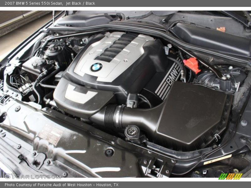 Jet Black / Black 2007 BMW 5 Series 550i Sedan