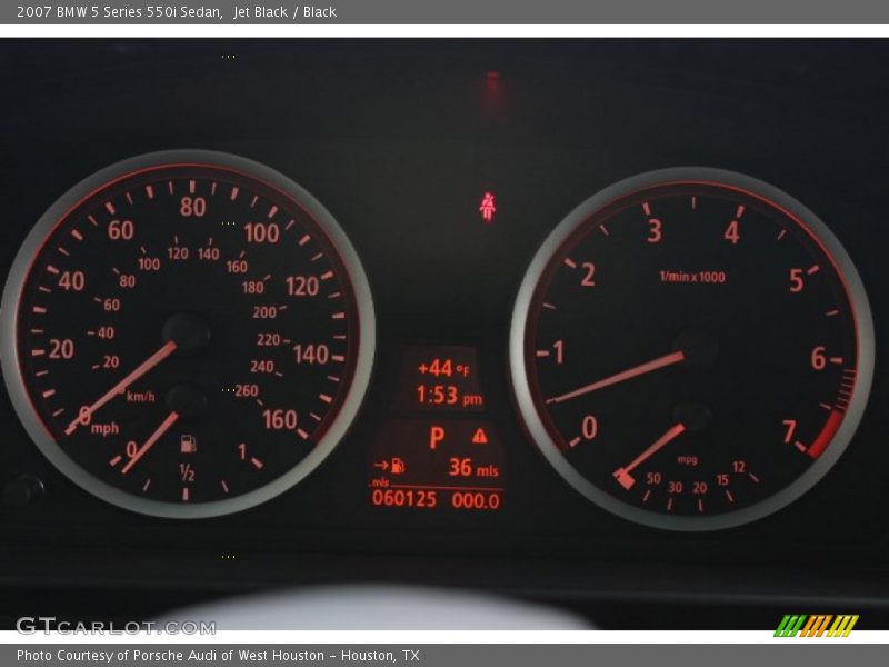 Jet Black / Black 2007 BMW 5 Series 550i Sedan