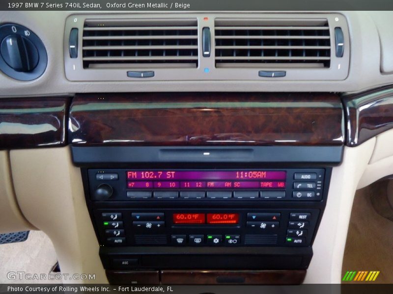Controls of 1997 7 Series 740iL Sedan