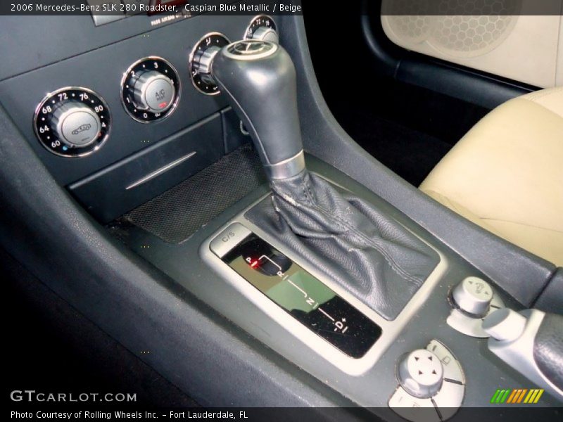 Caspian Blue Metallic / Beige 2006 Mercedes-Benz SLK 280 Roadster