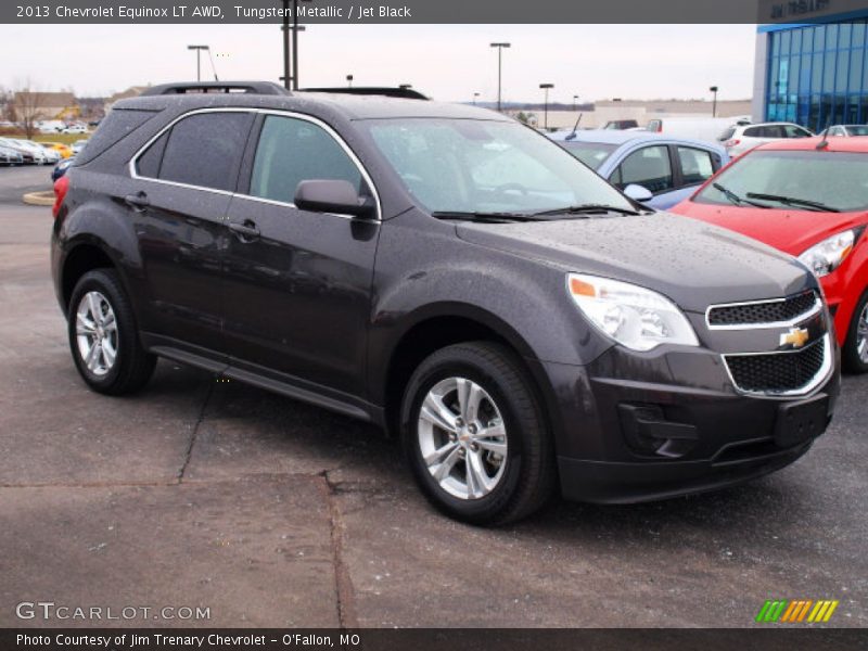 Tungsten Metallic / Jet Black 2013 Chevrolet Equinox LT AWD