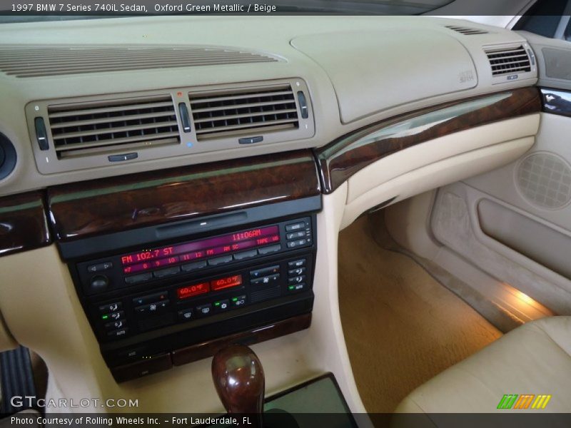 Oxford Green Metallic / Beige 1997 BMW 7 Series 740iL Sedan