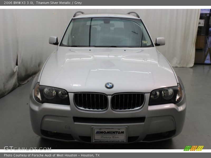 Titanium Silver Metallic / Grey 2006 BMW X3 3.0i