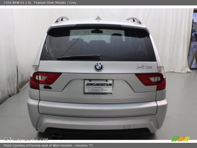 Titanium Silver Metallic / Grey 2006 BMW X3 3.0i