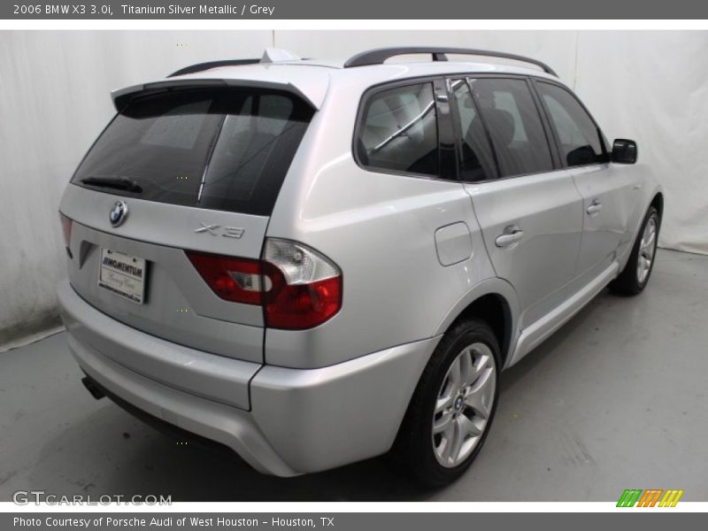 Titanium Silver Metallic / Grey 2006 BMW X3 3.0i