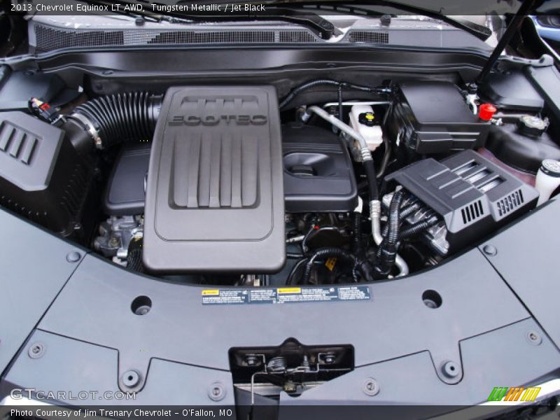 Tungsten Metallic / Jet Black 2013 Chevrolet Equinox LT AWD
