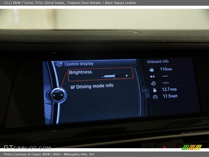 Titanium Silver Metallic / Black Nappa Leather 2011 BMW 7 Series 750Li xDrive Sedan