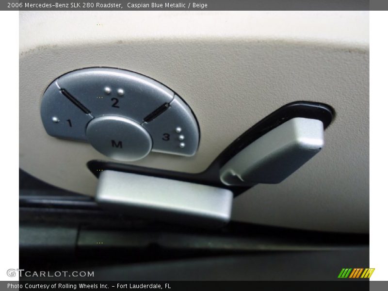 Caspian Blue Metallic / Beige 2006 Mercedes-Benz SLK 280 Roadster