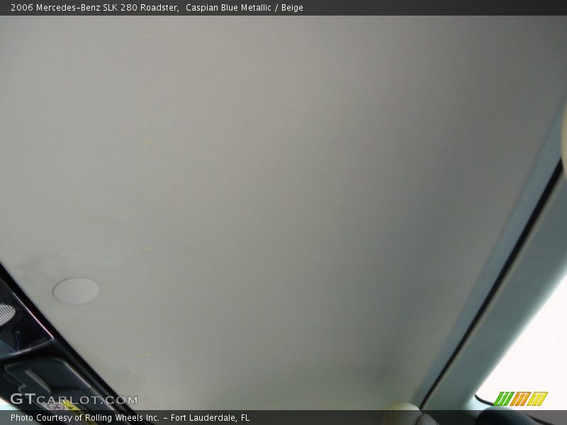Caspian Blue Metallic / Beige 2006 Mercedes-Benz SLK 280 Roadster